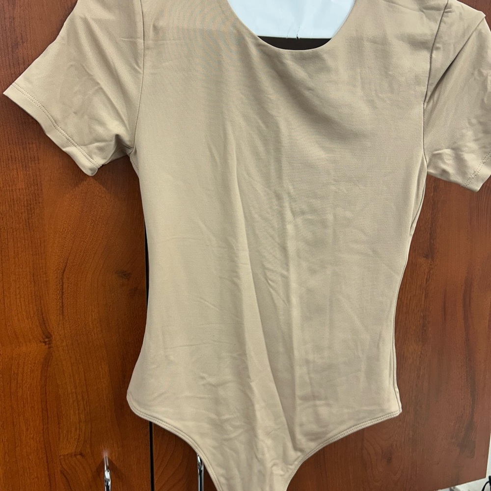 Babaton Tan Bodysuit